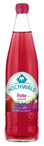 Rote Schorle 0,75 l Glas