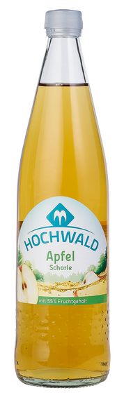 Apfelschorle 0,75 l Glas